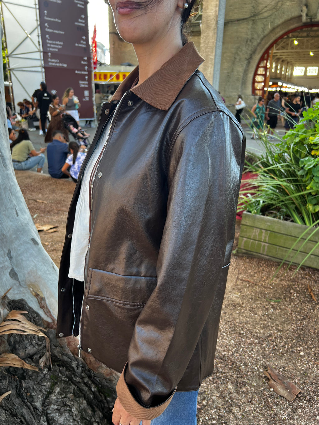 Chaqueta cuello pana