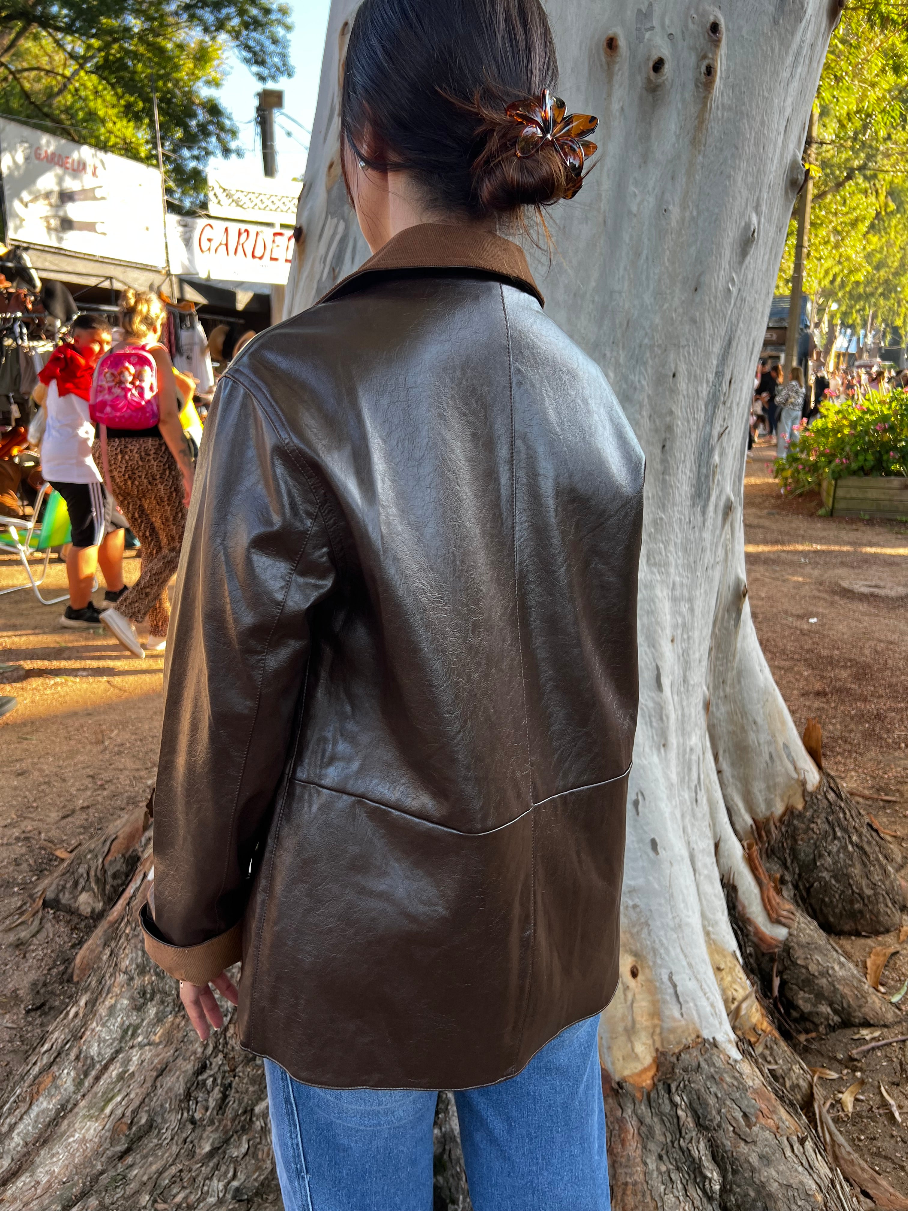 Chaqueta cuello pana